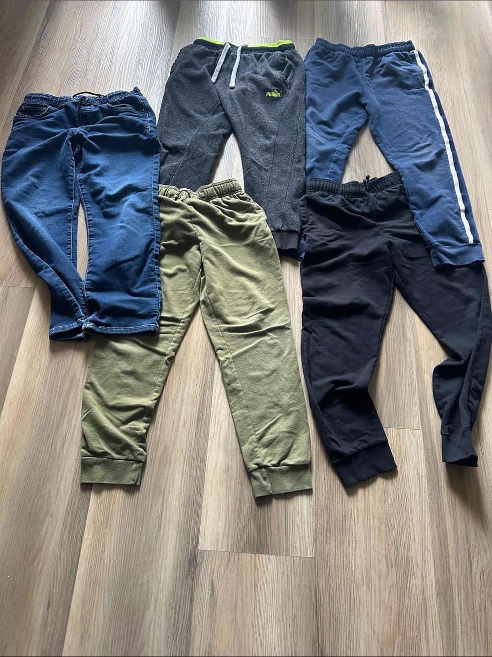 Puma, Cat&Jack, Caters  Kids Jogger Sweatpants, stretch Jeans bundle sz 14